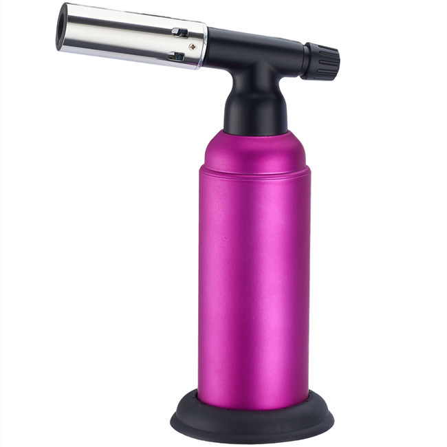 τελευταία εταιρεία περί Βουτάνιο Φλόγα Κουζίνας Επαναγεμιζόμενο Διπλό Φακό Κουζίνας Ρυθμιζόμενος Φωτιάς Επιδόρπια Creme Brulee BBQ